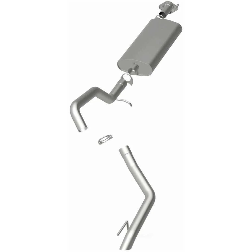 BRExhaust Direct-Fit Exhaust System Replacement Kit 106-0014 - Side View