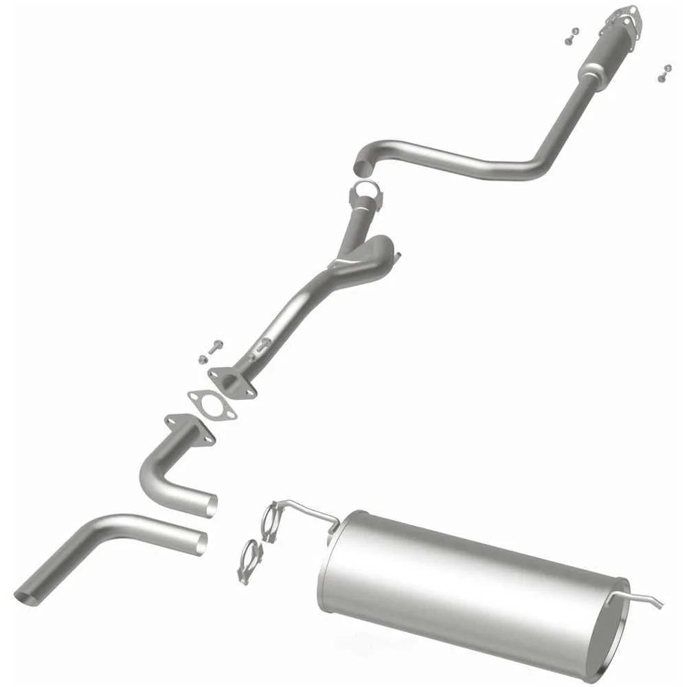 BRExhaust Direct-Fit Exhaust System Replacement Kit 106-0025 - Side View