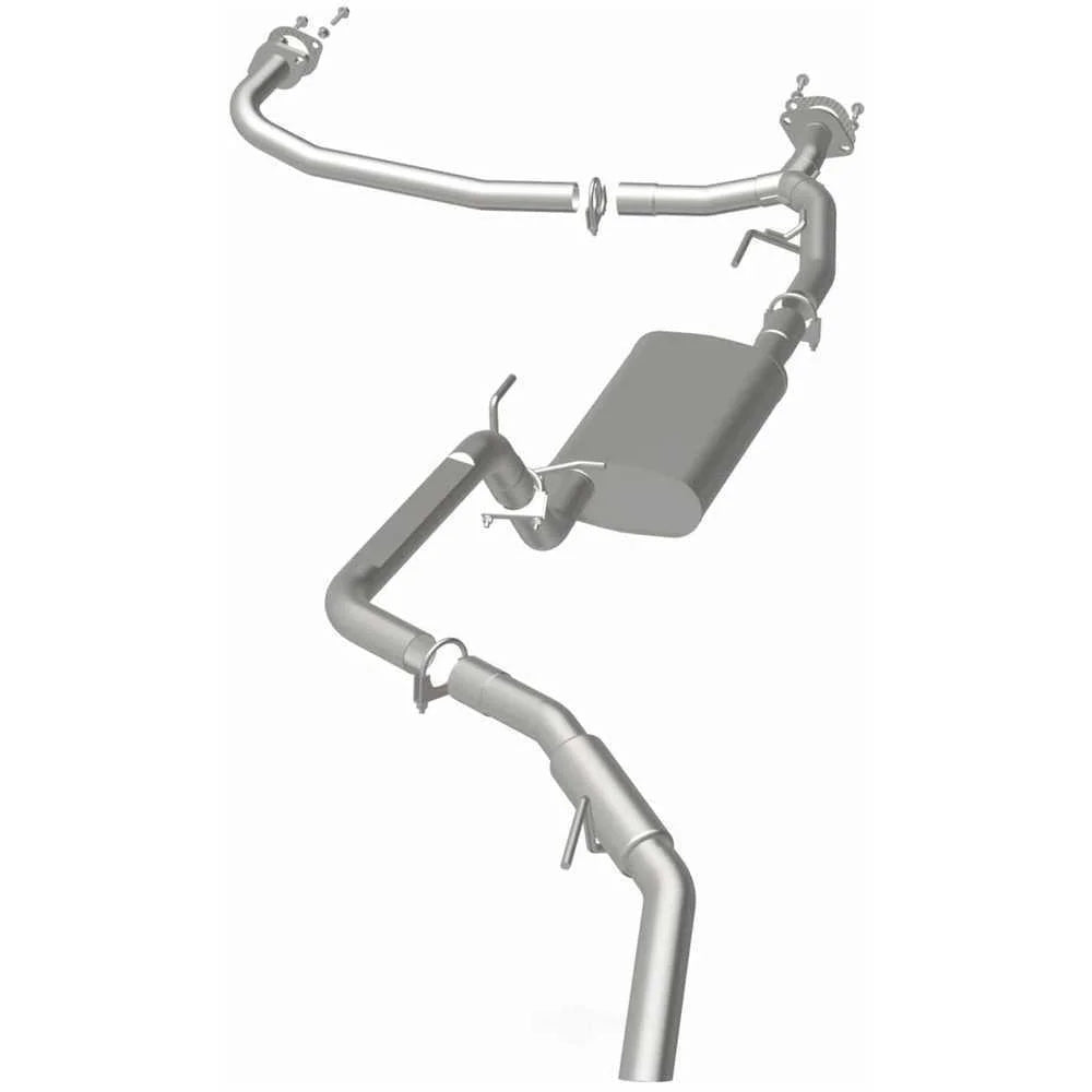 BRExhaust Direct-Fit Exhaust System Replacement Kit 106-0066 - Side View