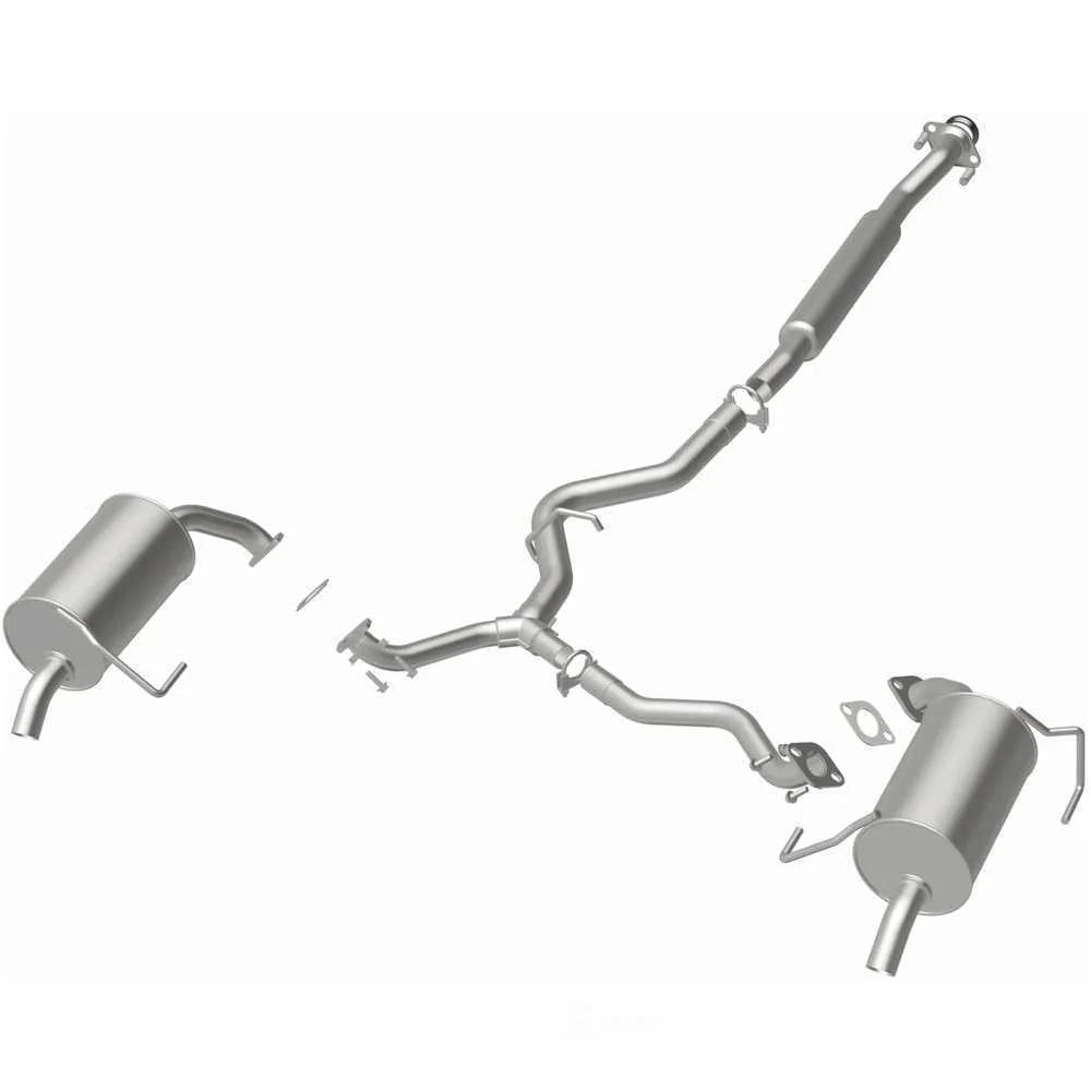 BRExhaust Direct-Fit Exhaust System Replacement Kit 106-0068 - Side View