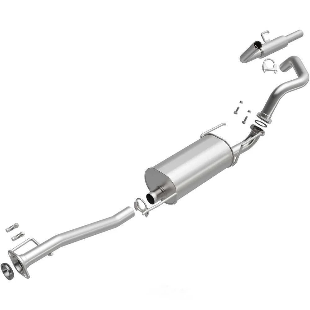 BRExhaust Direct-Fit Exhaust System Replacement Kit 106-0076 - Side View