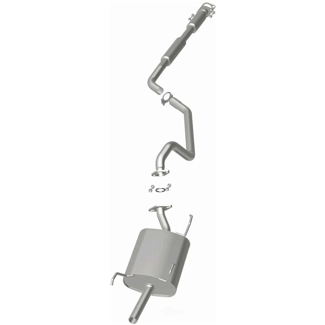 BRExhaust Direct-Fit Exhaust System Replacement Kit 106-0084 - Side View
