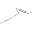 Load image into Gallery viewer, BRExhaust Direct-Fit Exhaust System Replacement Kit 106-0100 - Side View