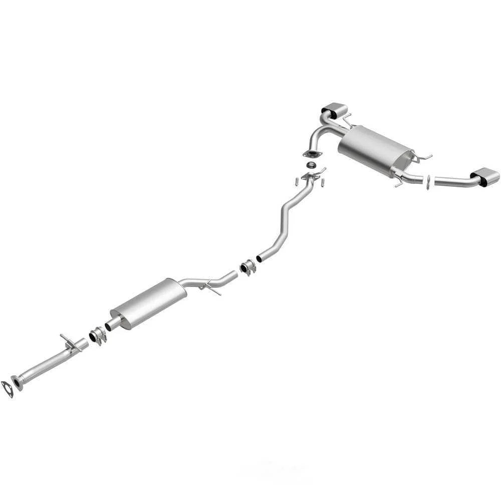 BRExhaust Direct-Fit Exhaust System Replacement Kit 106-0601 - Side View