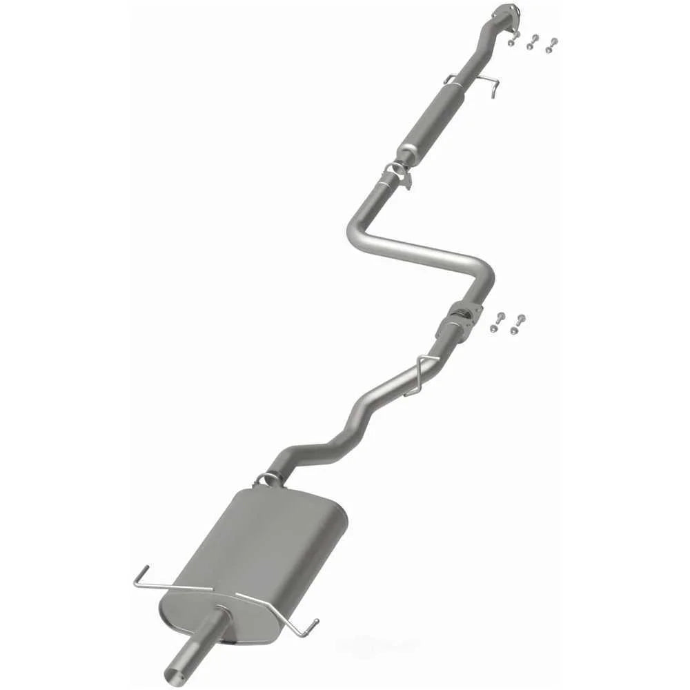 BRExhaust Direct-Fit Exhaust System Replacement Kit 106-0603 - Side View
