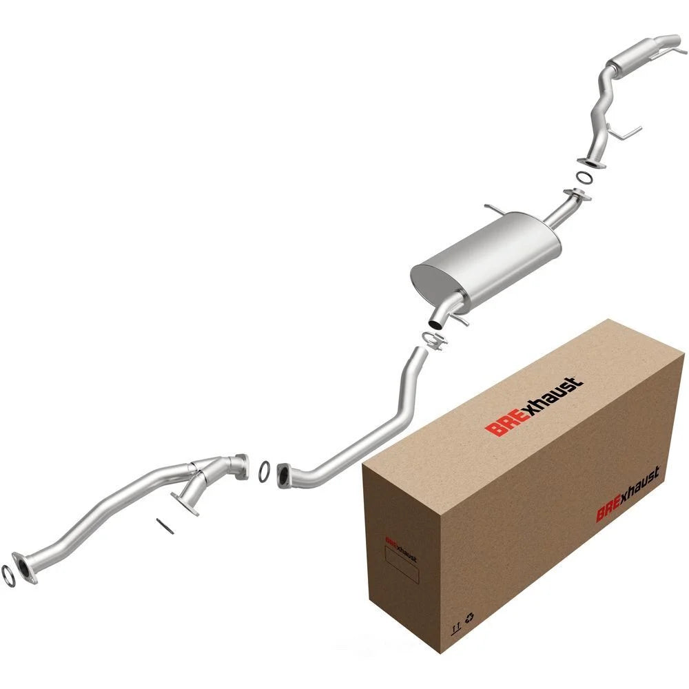 BRExhaust Direct-Fit Exhaust System Replacement Kit 106-0611 - Side View