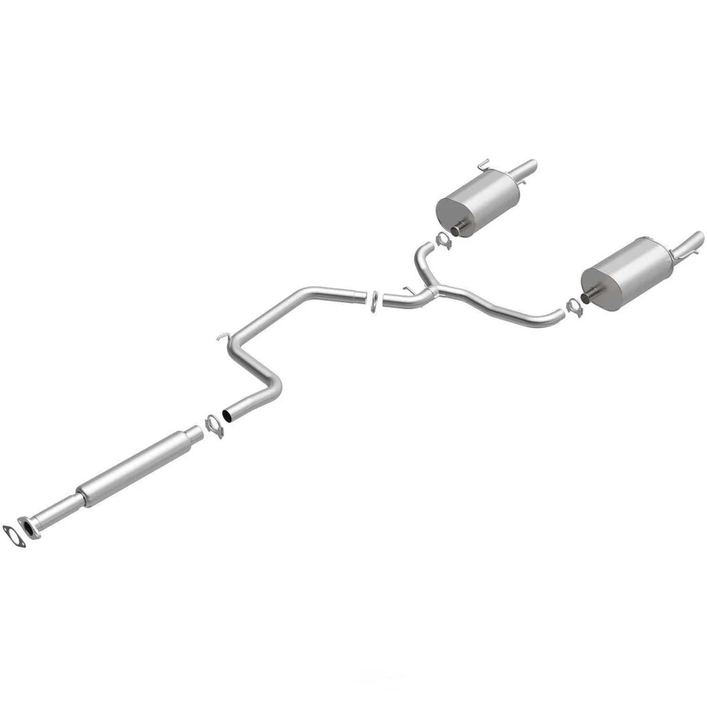 BRExhaust Direct-Fit Exhaust System Replacement Kit 106-0617 - Side View