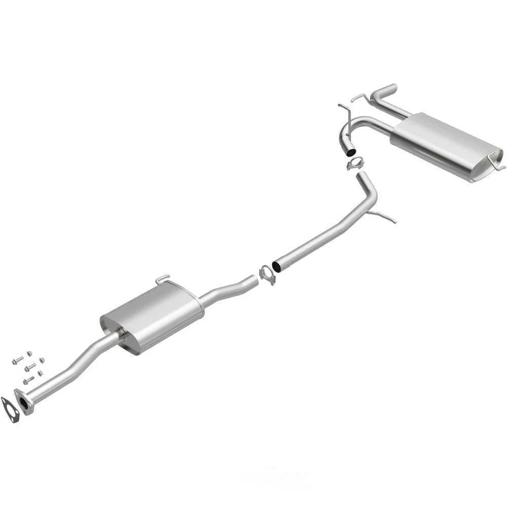 BRExhaust Direct-Fit Exhaust System Replacement Kit 106-0666 - Side View