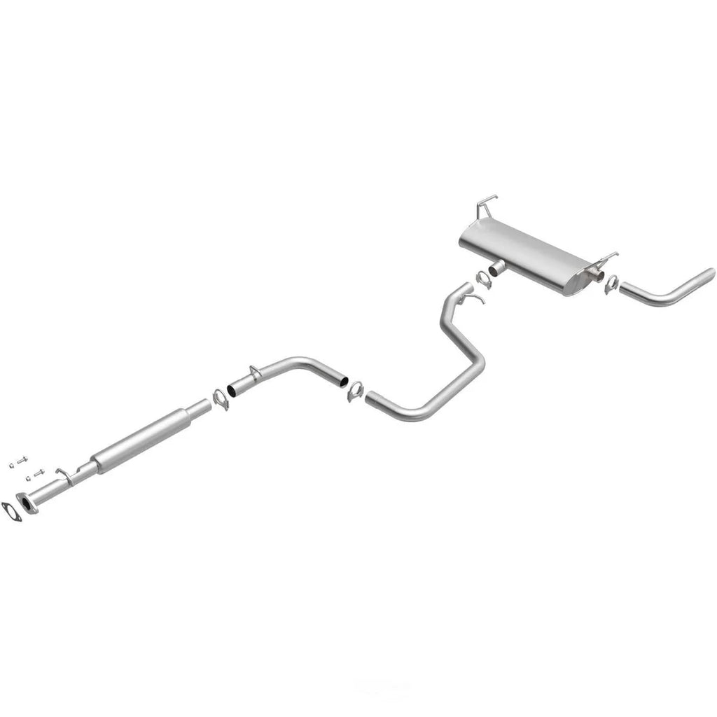 BRExhaust Direct-Fit Exhaust System Replacement Kit 106-0633 - Side View