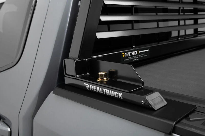 BackRack 01-23 Silverado/Sierra 2500HD/3500HD Louvered Rack Frame Only Requires Hardware - Installation View