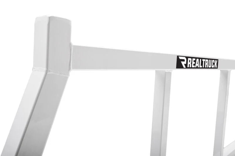 BackRack 19-23 Chev/GMC Silverado/Sierra 1500 (New Bdy) Open Rack Frame ONLY (Req. HW) - White - Back View