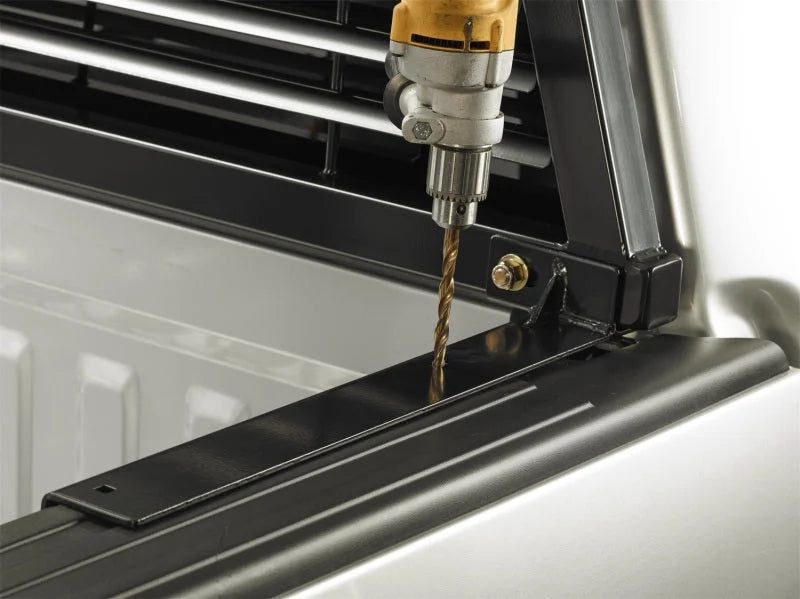 BackRack 2007+ Chevy/GMC Silverado Sierra HD Only Low Profile 21in Drill Hardware Kit - Side View