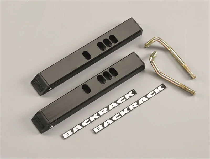 BackRack 2019+ Dodge Ram All Models except Rambox Tonneau Cover Adaptors Low Profile 1in Riser - Main Product View