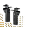 Load image into Gallery viewer, BackRack 22-23 Toyota Tundra No Drill Standard Hardware Kit - Black - Side View