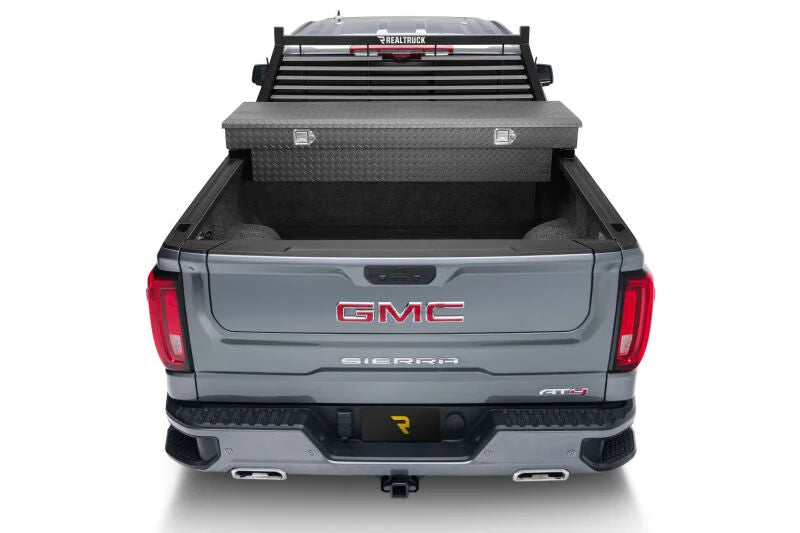 BackRack 99-23 Ford F250/350/450 Louvered Rack Frame Only Requires Hardware - Side View