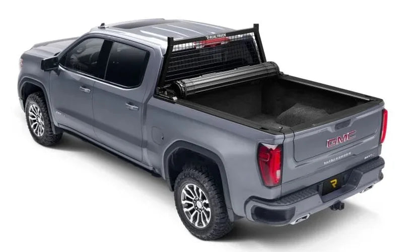 BackRack 17-21 F250/350/450 (Aluminum Body) Safety Rack Frame Only Requires Hardware - Side View