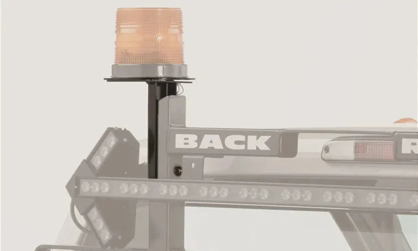 BackRack Light Bracket 6-1/2in Base Drivers Side - Side View