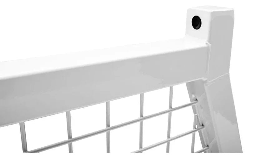 BackRack 17-20 Ford F-250/350/450/550 SD Safetyrack Frame ONLY (Req. HW) - White - Side View