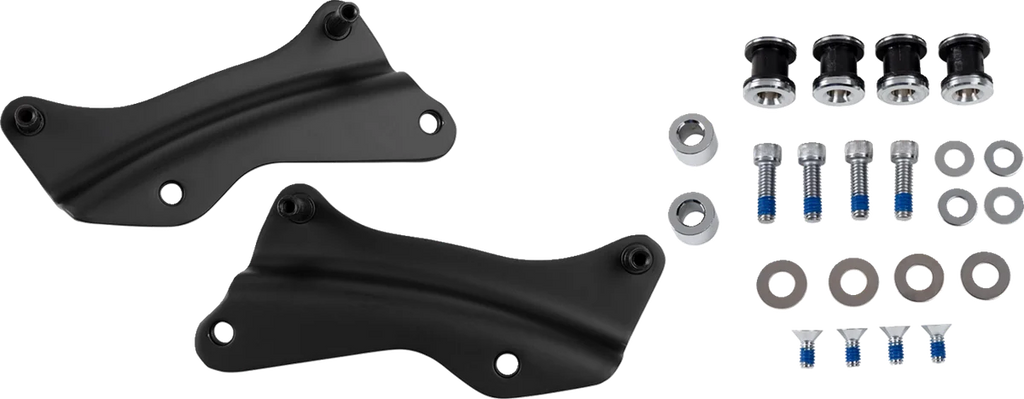 Backrest Docking Kit - Black DragSpecialties C77-0104MB - Main Product View