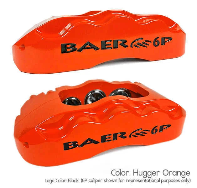 Baer Brake Systems 12" SS4 Rear Brake Kit, Hugger Orange, SDZ 4302343HO - Side View