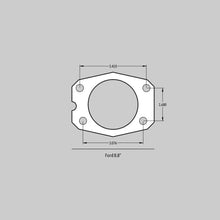 Load image into Gallery viewer, Baer Brake Systems 8.8" C-Clip Rear Ends w/2.5" Axle Standoff , 4 Lug 4262256MG fits Ford - Detail View