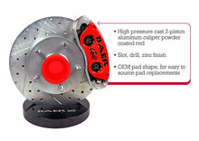 Load image into Gallery viewer, Baer Brake Systems Applications Using Spindles , 5x4.5" BC 4261572R fits Mustang II - Installation View