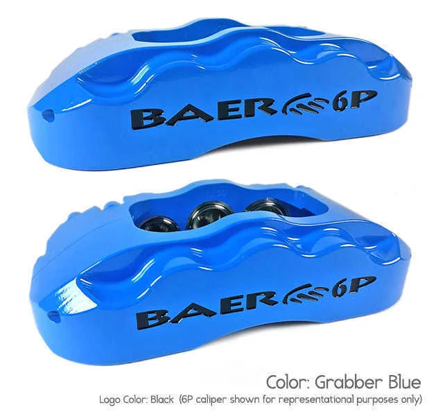 Baer Brake Systems Baer Brakes 12" SS4 Rear Brake Kit, Grabber Blue, SDZ 4302332GB - Side View