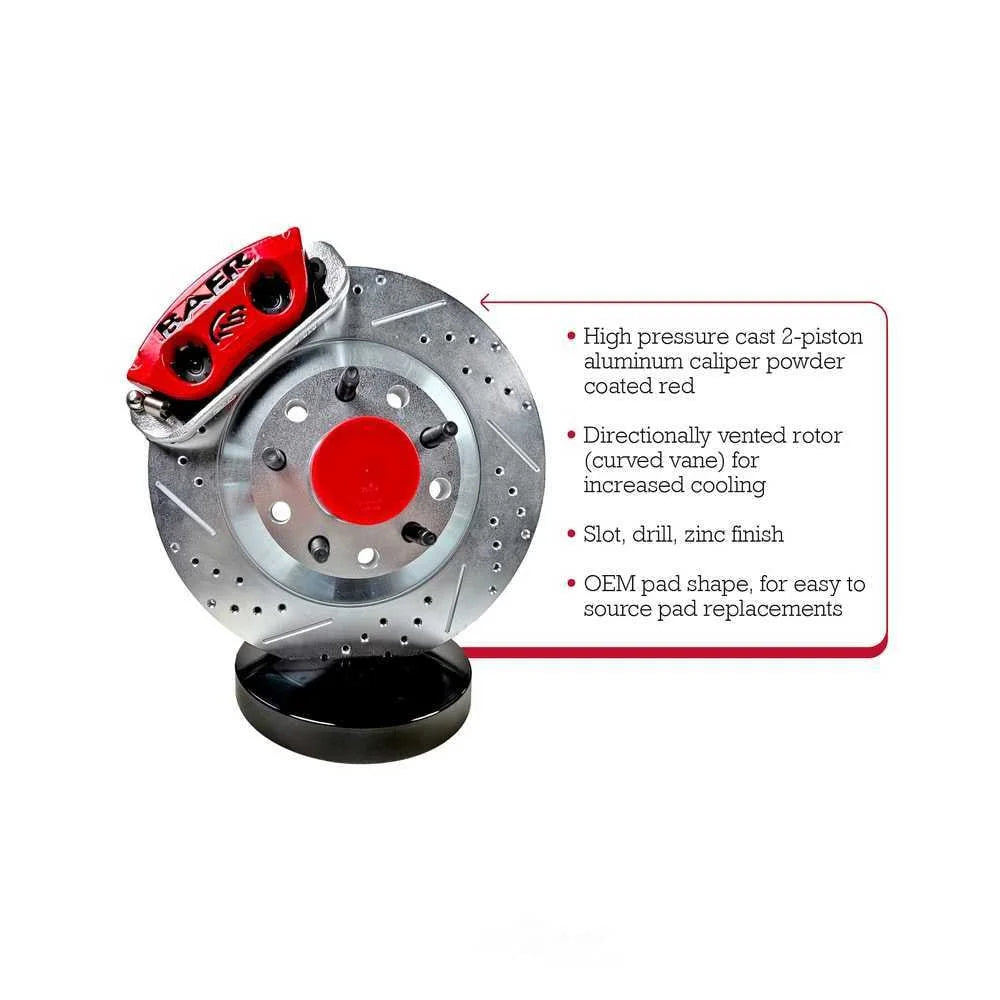Baer Brake Systems Baer Brakes 13" Classic Series Front Brake Kit 4261566R fits 1970 Ford Fairlane / 1970 Ford Falcon / 19...