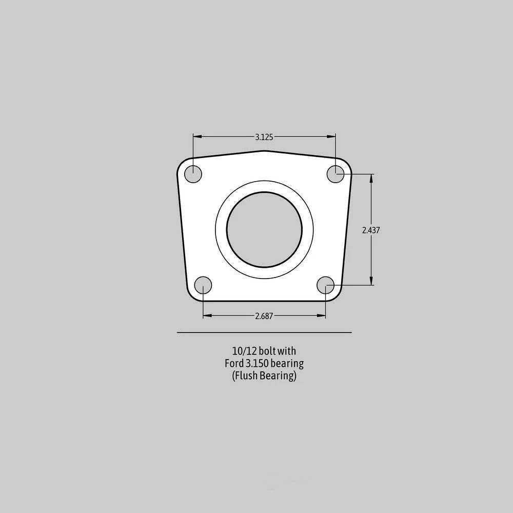 Baer Brake Systems Baer Brakes 13" Pro+ Rear Brake Kit, Grabber Blue, SDZ 4302344GB - Detail View