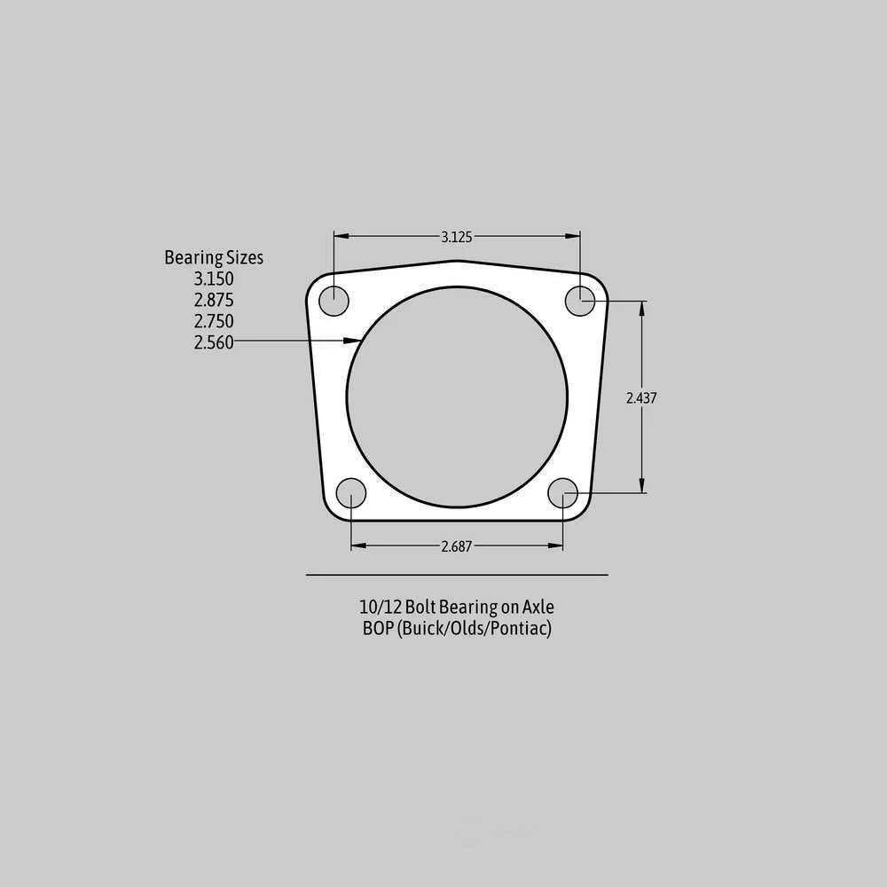 Baer Brake Systems Baer Brakes 13" Pro+ Rear Brake Kit, Grabber Blue, SDZ 4302407GB fits 1964-1977 Buick / Oldsmobile / Po...
