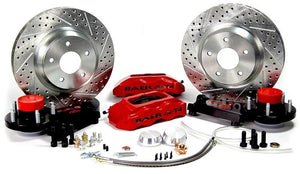Baer Brake Systems Baer Brakes 13" Track4 Front Brake Kit, Silver, SDZ, Std. Studs 4261387S - Main Product View