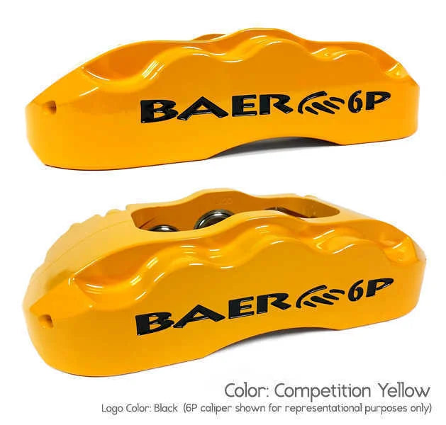 Baer Brake Systems Baer Brakes 14" Extreme+ Rear Brake Kit, Comp Yellow, SDZ 4302252CY - Side View