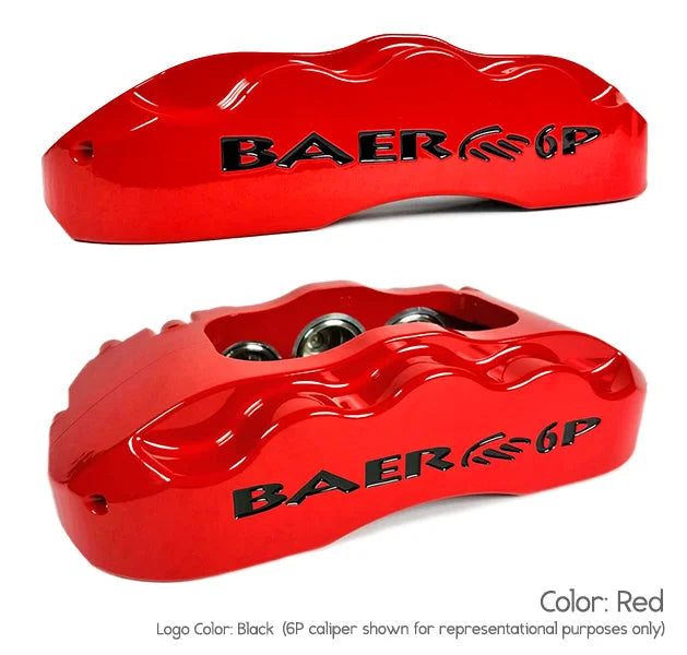 Baer Brake Systems Baer Brakes 14" Pro+ Front Brake Kit, Red, SDZ, Std. Studs 4261426R - Installation View