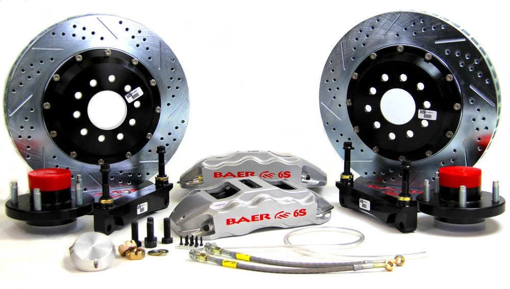 Baer Brake Systems Baer Brakes 14" Pro+ Front Brake Kit - Silver 4501000S fits 1969 American Motors AMX - Main Product View