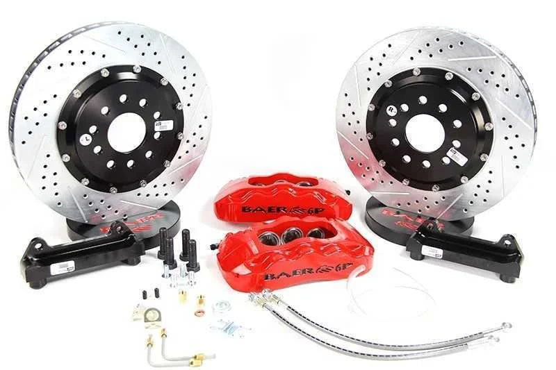 Baer Brake Systems Baer Brakes 14" Pro+ Front Brake Kit, Fire Red, SDZ 4301587FR fits 1973-1988 Chevrolet / GMC - Main Pro...