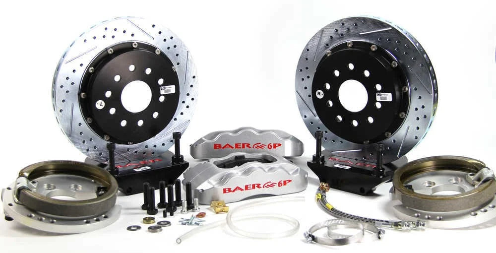 Baer Brake Systems Baer Brakes 14" Pro+ Rear Brake Kit - Silver 4262666S fits 1968-1972 Ford F-100 - Main Product View