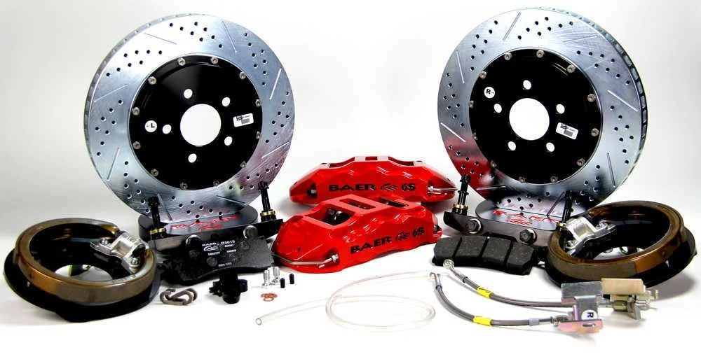 Baer Brake Systems Baer Brakes 15" Extreme+ Rear Brake Kit, Red, SDZ 4302421R fits 1999-2020 Cadillac / Chevrolet / GMC - ...
