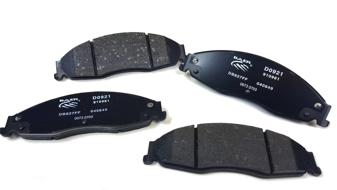 Baer Brake Systems Baer Brakes Claw Brake Pads, Front D0921 - Side View