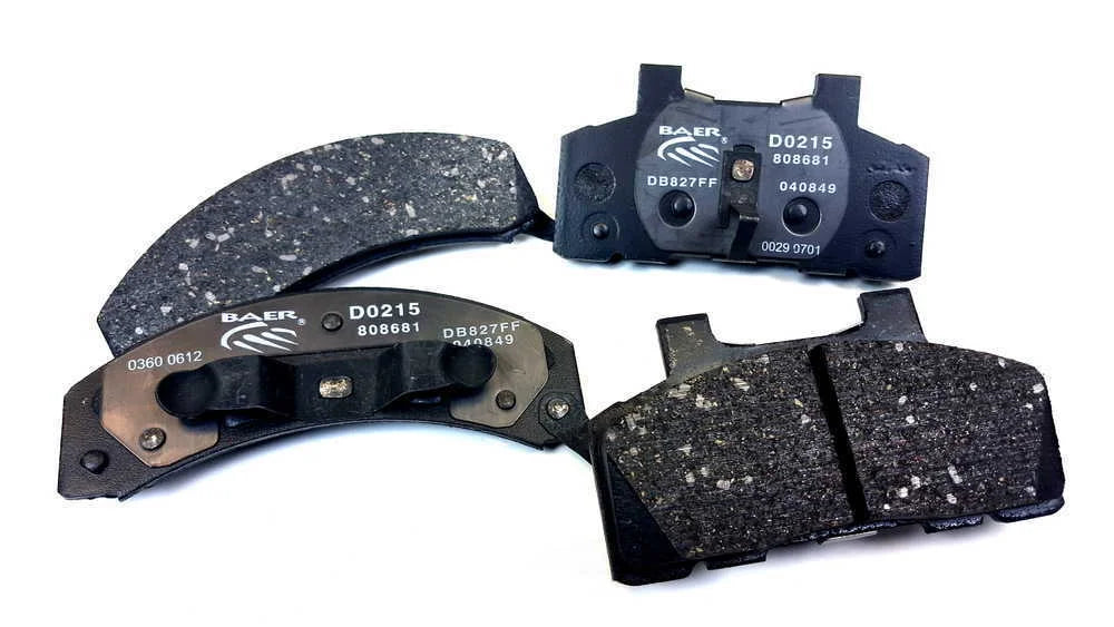 Baer Brake Systems Baer Brakes Claw Brake Pads, Front D0215 fits 1983-1996 Buick / Cadillac / Chevrolet - Side View