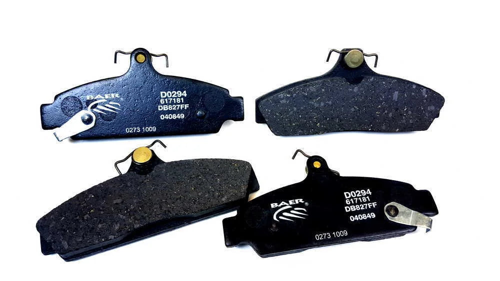 Baer Brake Systems Baer Brakes Claw Brake Pads, Front D0294 fits 1984-1987 Chevrolet Corvette - Side View