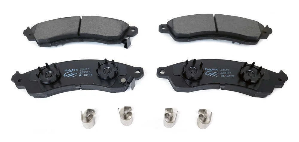 Baer Brake Systems Baer Brakes Claw Brake Pads, Front D0412 fits 1985 Chevrolet Camaro / 1988 Chevrolet Corvette / 1994 Fo...