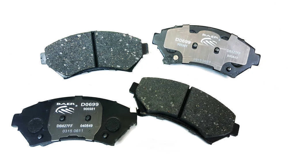 Baer Brake Systems Baer Brakes Claw Brake Pads, Front D0699 fits 1997-2005 Buick / Cadillac / Chevrolet - Side View