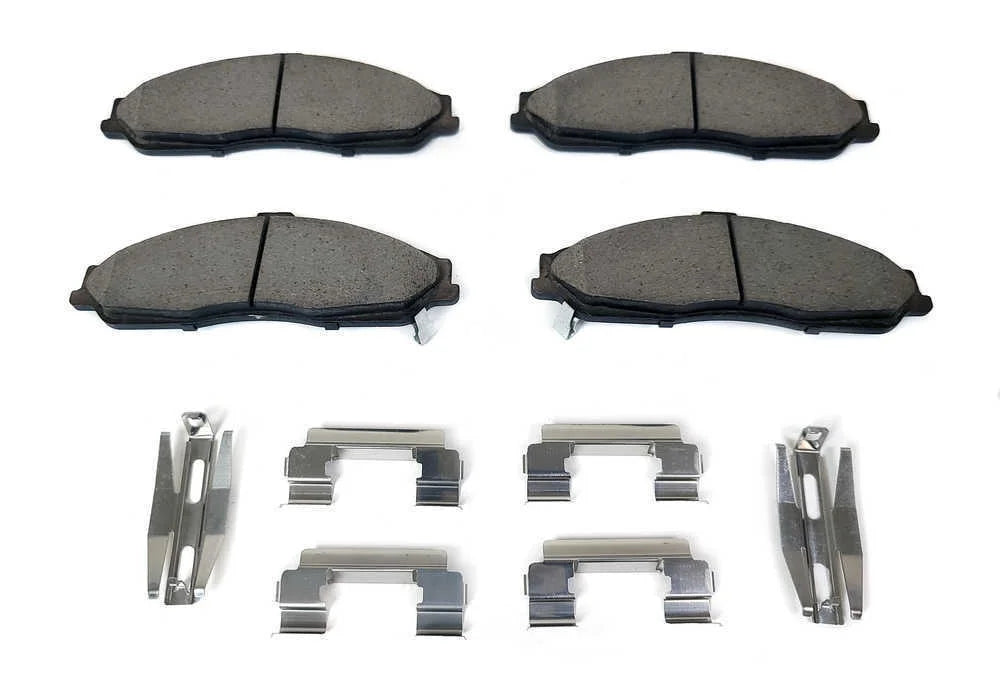 Baer Brake Systems Baer Brakes Claw Brake Pads, Front D0731 fits 2004 Cadillac XLR / 1997 Chevrolet Corvette - Side View