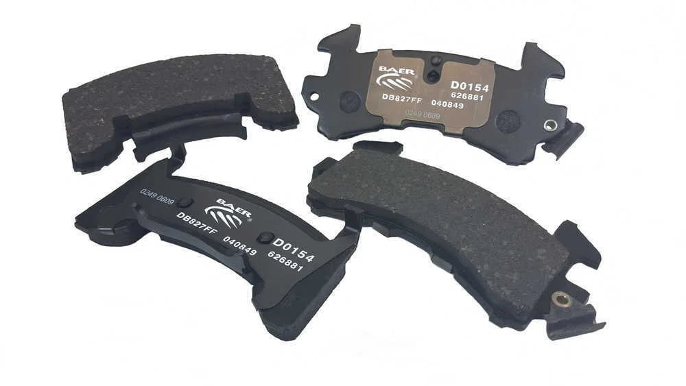Baer Brake Systems Baer Brakes Claw Brake Pads, Front D0154 fits 1978-2003 Buick / Cadillac / Chevrolet - Side View