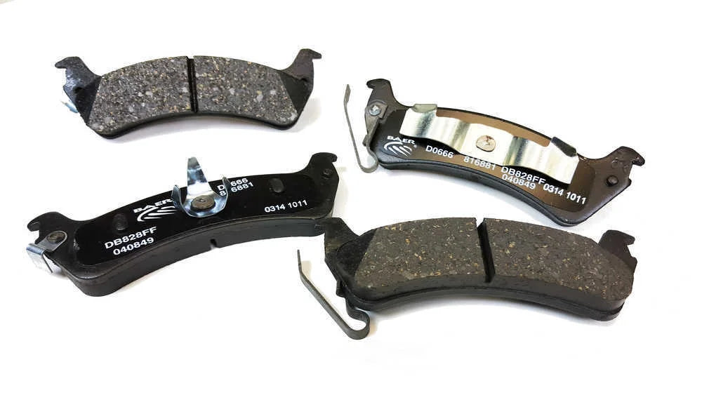 Baer Brake Systems Baer Brakes Claw Brake Pads, Rear D0666 fits 1994-1998 Jeep Grand Cherokee - Side View