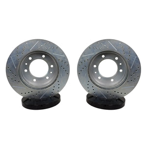 Baer Brake Systems Baer Brakes Claw Performance Rotors, Front 05703-020 - Side View
