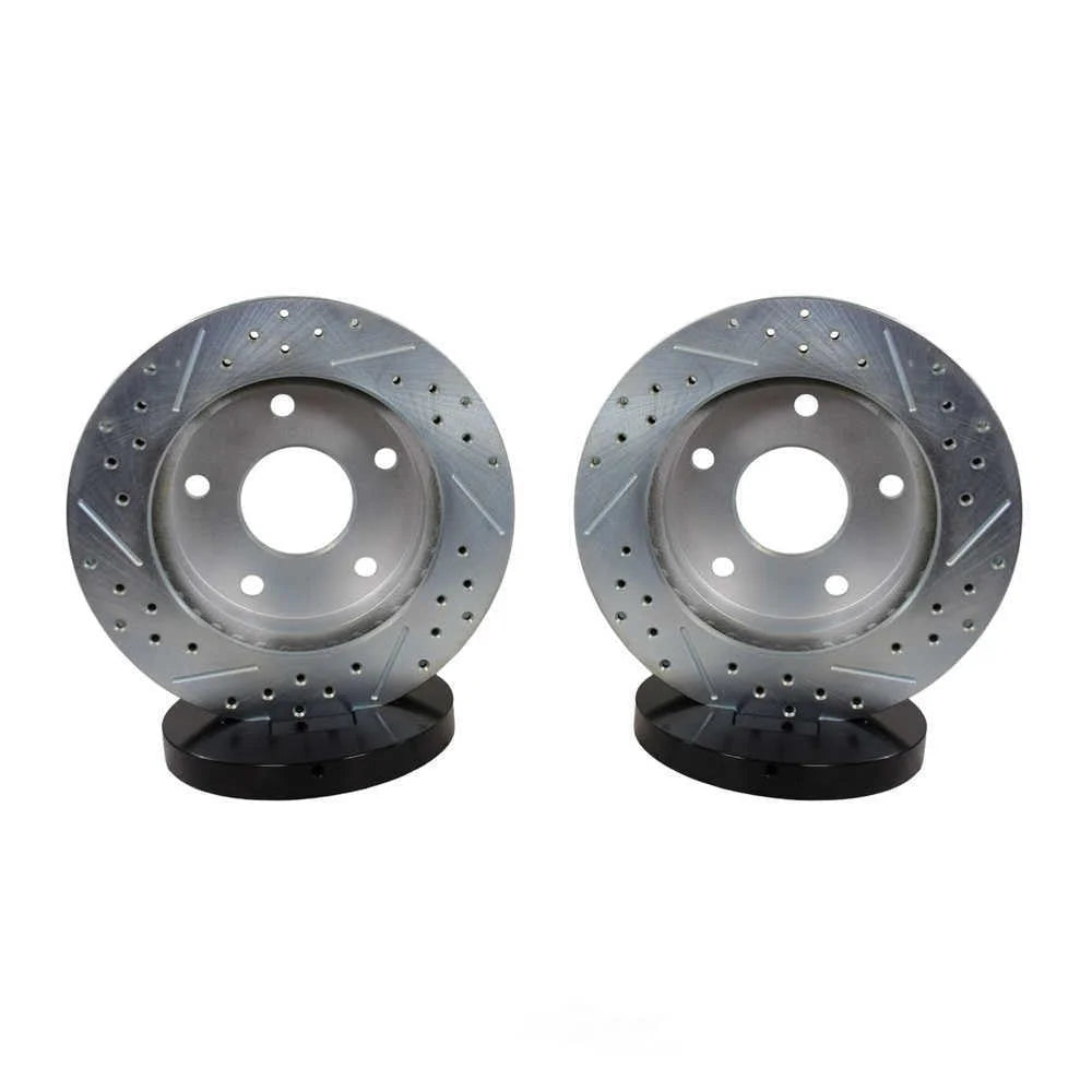 Baer Brake Systems Baer Brakes Claw Performance Rotors, Front 05365-020 fits 1994-1999 Dodge Ram 1500 - Installation View