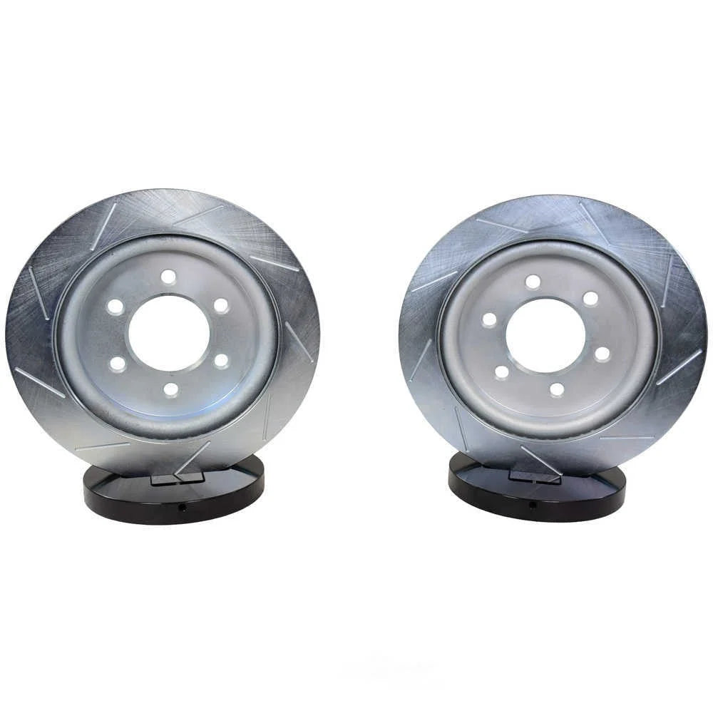 Baer Brake Systems Baer Brakes Claw Performance Rotors, Rear (Slot/Zinc Only) 99207-220 fits 2018 Ford Expedition / 2018 F...