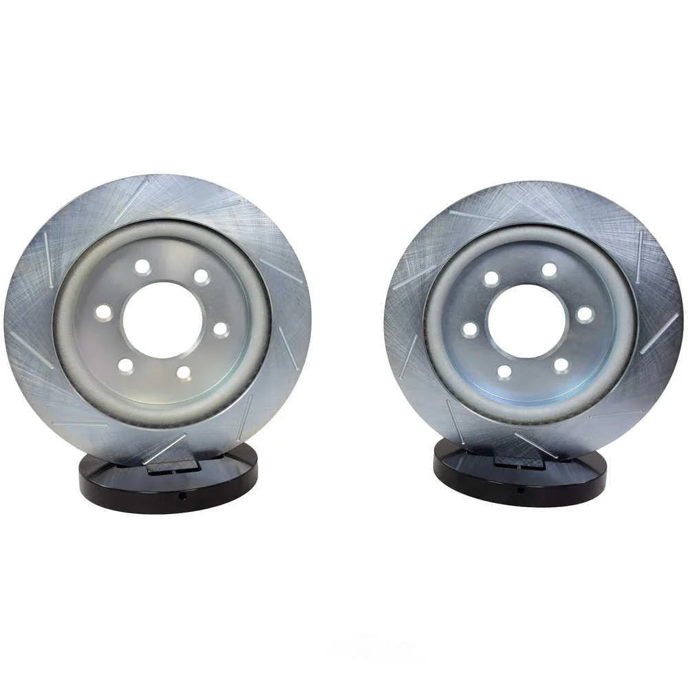 Baer Brake Systems Baer Brakes Claw Performance Rotors, Rear (Slot/Zinc Only) 99208-220 fits 2021-2025 Ford F-150 - Instal...