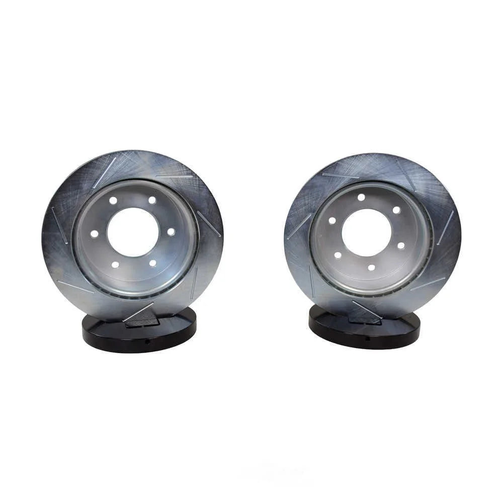 Baer Brake Systems Baer Brakes Claw Performance Rotors, Rear (Slot/Zinc Only) 99210-220 fits 2021-2025 Ford Bronco - Insta...